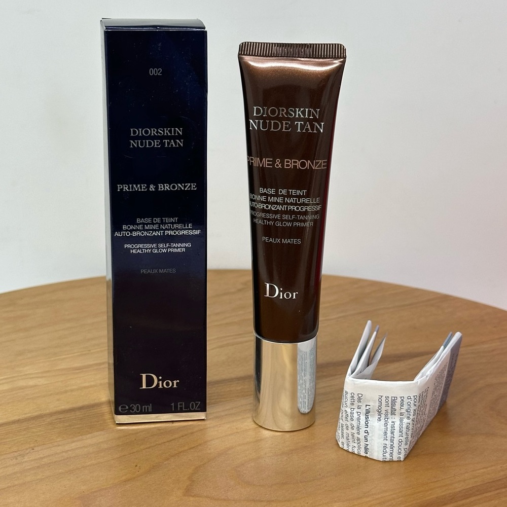 Dior Diorskin Nude Tan Prime & Bronze #002 Healthy Glow Primer NEW